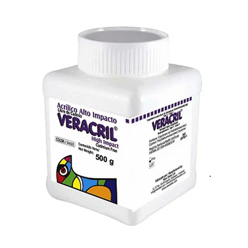 Acrilico Termo Polvo Rosado De Alto Impacto VR-1 Veracryl 500gr
